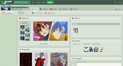 Desktop Screenshot of damianhartfans.deviantart.com