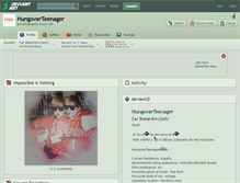 Tablet Screenshot of hungoverteenager.deviantart.com