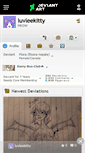 Mobile Screenshot of luvleekitty.deviantart.com
