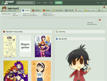 Tablet Screenshot of kato-kun2.deviantart.com