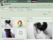 Tablet Screenshot of lollita-alex.deviantart.com