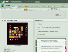 Tablet Screenshot of detrans.deviantart.com
