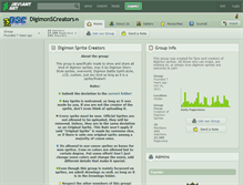Tablet Screenshot of digimonscreators.deviantart.com