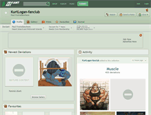 Tablet Screenshot of kurtlogan-fanclub.deviantart.com