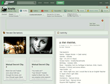 Tablet Screenshot of knelie.deviantart.com