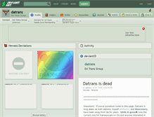 Tablet Screenshot of datrans.deviantart.com