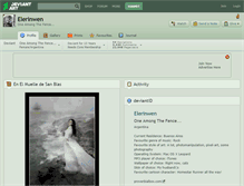 Tablet Screenshot of elerinwen.deviantart.com