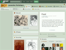 Tablet Screenshot of leonardos-workshop.deviantart.com