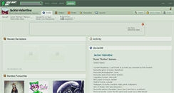 Desktop Screenshot of jackie-valentine.deviantart.com