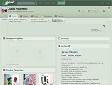 Tablet Screenshot of jackie-valentine.deviantart.com