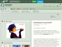Tablet Screenshot of animespice.deviantart.com