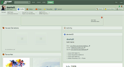 Desktop Screenshot of dearkalli.deviantart.com