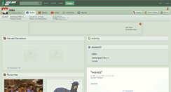 Desktop Screenshot of mkx.deviantart.com