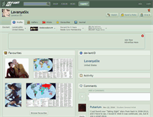 Tablet Screenshot of lavanyasix.deviantart.com