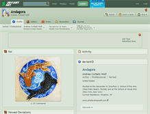 Tablet Screenshot of andagora.deviantart.com