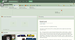 Desktop Screenshot of devious-diesel.deviantart.com