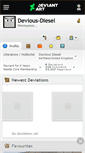 Mobile Screenshot of devious-diesel.deviantart.com