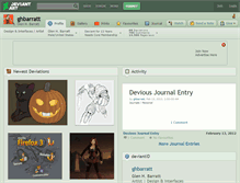 Tablet Screenshot of ghbarratt.deviantart.com
