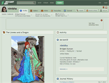 Tablet Screenshot of nimisha.deviantart.com