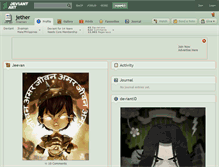 Tablet Screenshot of jether.deviantart.com