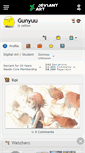 Mobile Screenshot of gunyuu.deviantart.com