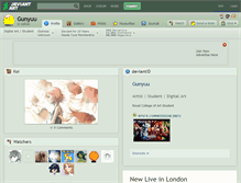 Tablet Screenshot of gunyuu.deviantart.com