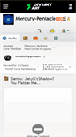 Mobile Screenshot of mercury-pentacle.deviantart.com