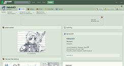 Desktop Screenshot of kabutoex.deviantart.com