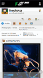 Mobile Screenshot of livephotos.deviantart.com