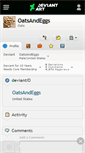 Mobile Screenshot of oatsandeggs.deviantart.com