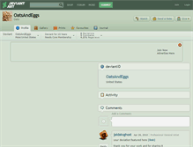 Tablet Screenshot of oatsandeggs.deviantart.com