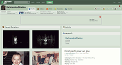 Desktop Screenshot of darknessandshadow.deviantart.com