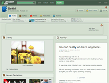 Tablet Screenshot of ebrithil.deviantart.com