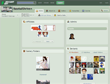 Tablet Screenshot of baseballshrine.deviantart.com