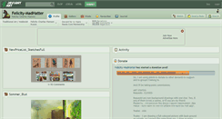 Desktop Screenshot of felicity-madhatter.deviantart.com