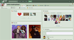 Desktop Screenshot of cutest-couples-group.deviantart.com