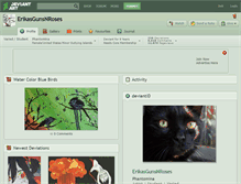 Tablet Screenshot of erikasgunsnroses.deviantart.com