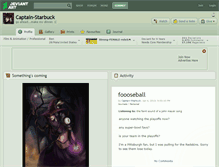 Tablet Screenshot of captain-starbuck.deviantart.com