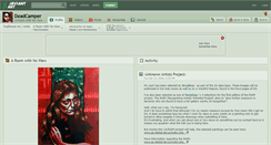 Desktop Screenshot of deadcamper.deviantart.com