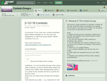 Tablet Screenshot of contest-group.deviantart.com