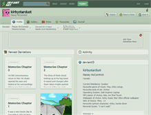 Tablet Screenshot of kirbystardust.deviantart.com