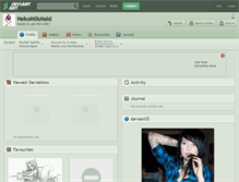 Tablet Screenshot of nekomilkmaid.deviantart.com