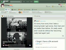 Tablet Screenshot of pelissa.deviantart.com