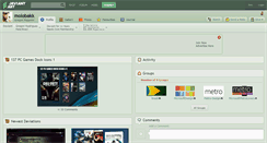 Desktop Screenshot of molobakk.deviantart.com