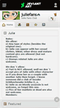 Mobile Screenshot of juliefans.deviantart.com
