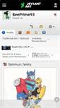 Mobile Screenshot of beeprime93.deviantart.com