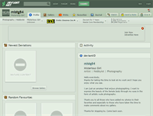 Tablet Screenshot of mistg84.deviantart.com
