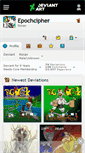 Mobile Screenshot of epochcipher.deviantart.com