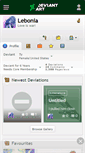 Mobile Screenshot of lebonia.deviantart.com