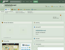 Tablet Screenshot of norisknoreward.deviantart.com